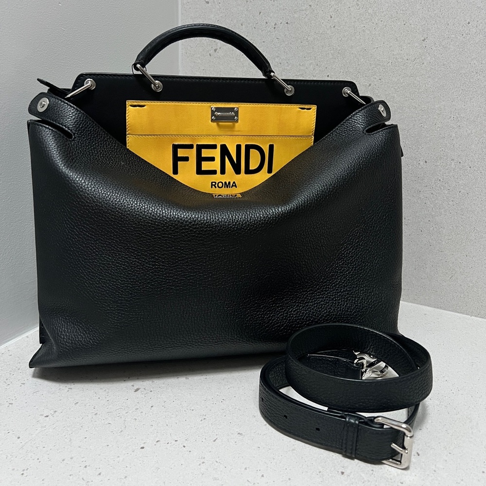 Fendi Peekaboo briefcase